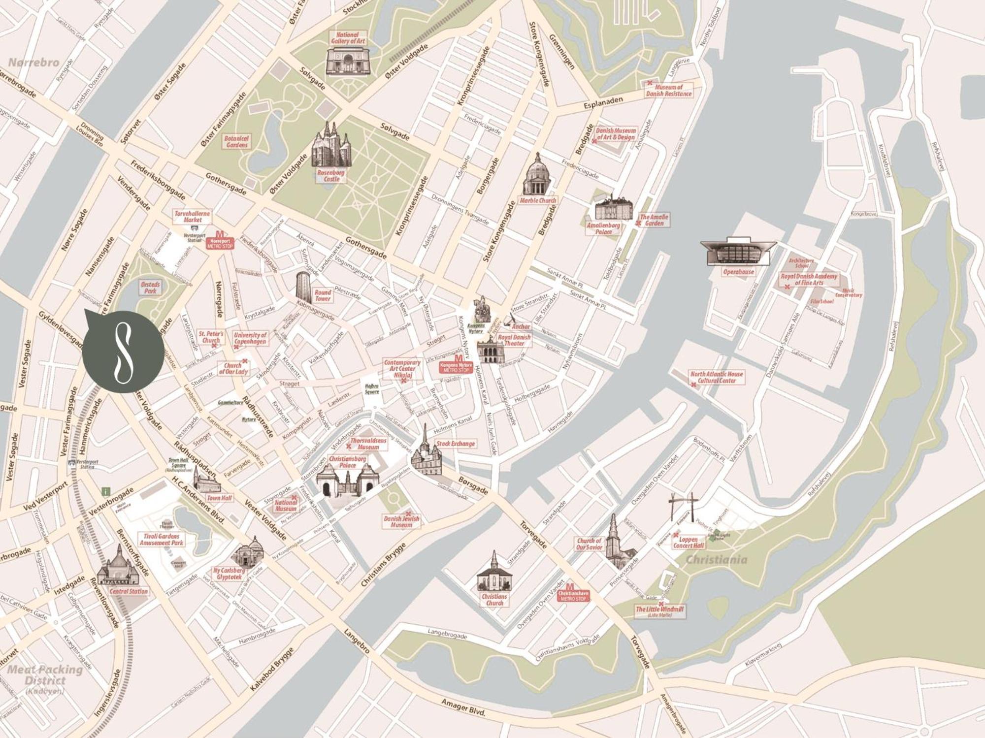 Sanders Lake - Pleasant Two-Bedroom Apartment In Downtown København Ngoại thất bức ảnh